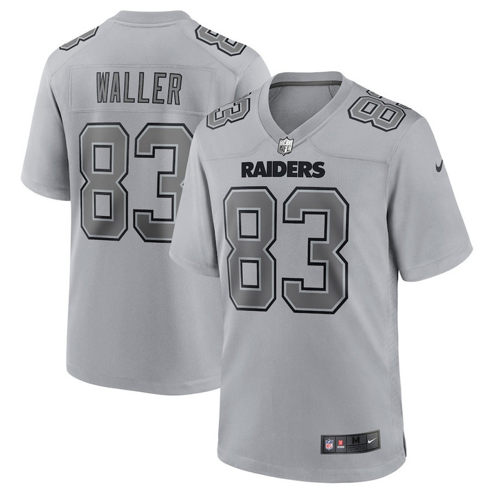 Darren Waller 83 Las Vegas Raiders Atmosphere Fashion Game Jersey - Gray