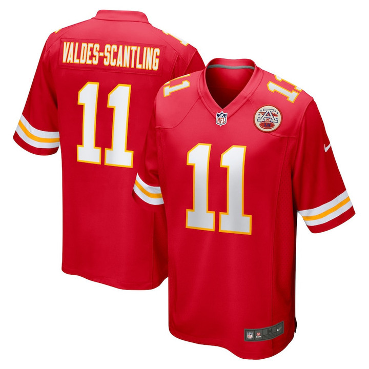 Marquez Valdes-Scantling 11 Kansas City Chiefs Game Jersey - Red