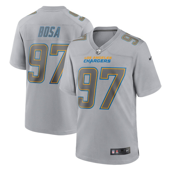 Joey Bosa 97 Los Angeles Chargers Atmosphere Fashion Game Jersey - Gray