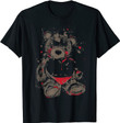 Goth Teddy Bear Japanese Anime Menhera T-Shirt