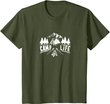 Camp Life Cool Camper Camp Camping T-Shirt