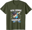 Dabbing Graduation Boy 9th Grade Nailed It Graduation Kids T-Shirt