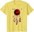 Native American Timber Wolf Dream Catcher Indian Tribal Gift T-Shirt