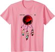 Native American Timber Wolf Dream Catcher Indian Tribal Gift T-Shirt