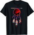 Native American Timber Wolf Dream Catcher Indian Tribal Gift T-Shirt