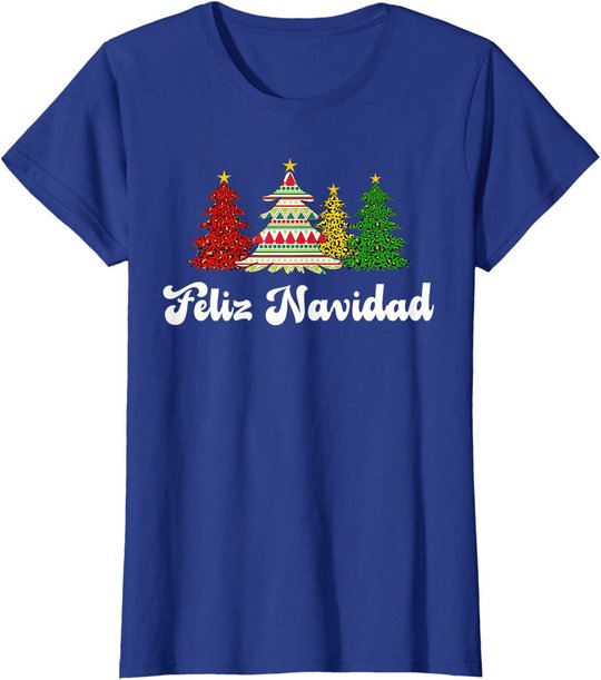 Family Matching Feliz Navidad Spanish Mexican Christmas T-Shirt