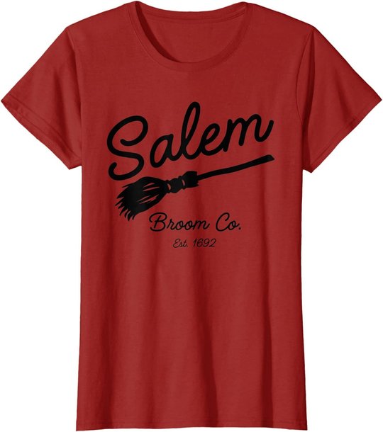 Salem Broom Company T Shirt, Salem Witch Shirt T-Shirt