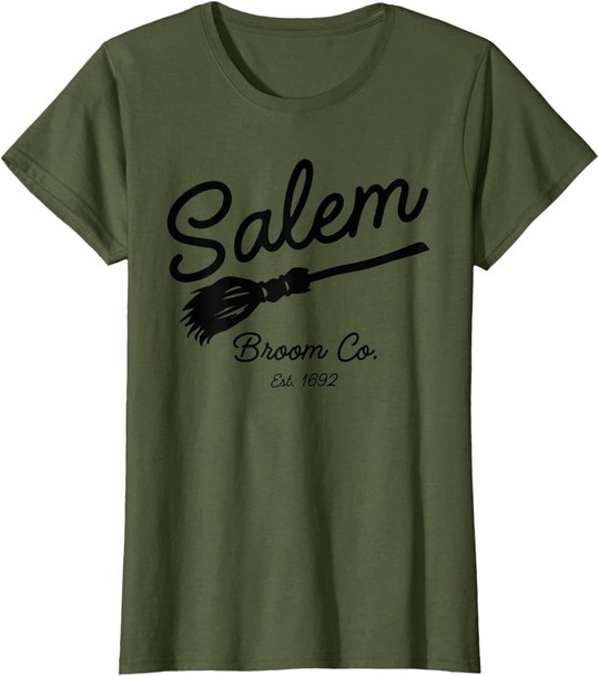 Salem Broom Company T Shirt, Salem Witch Shirt T-Shirt