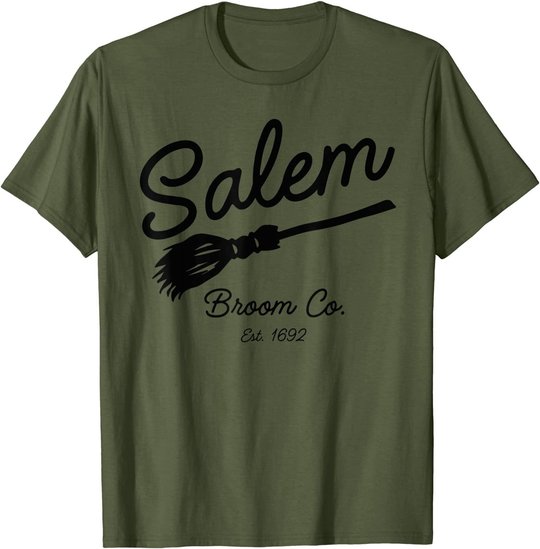 Salem Broom Company T Shirt, Salem Witch Shirt T-Shirt