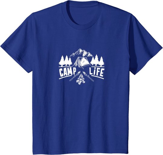 Camp Life Cool Camper Camp Camping T-Shirt