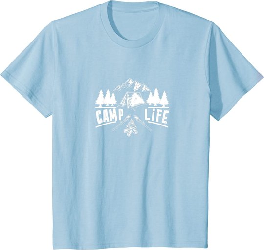 Camp Life Cool Camper Camp Camping T-Shirt