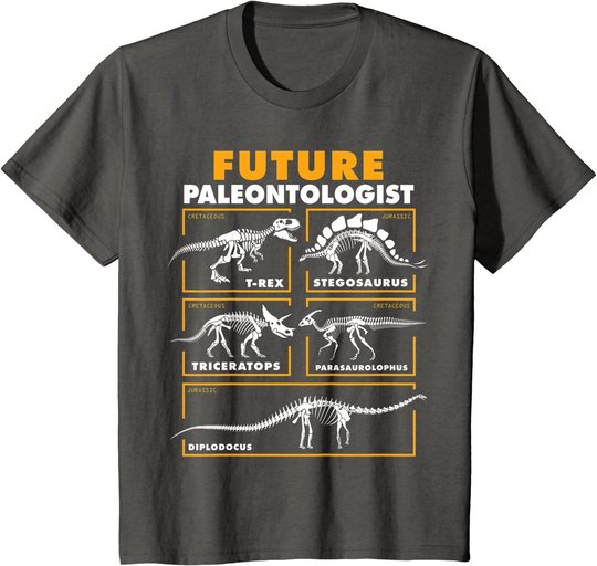 Future Paleontologist Dinosaur Fossil Paleontology kids boys T-Shirt