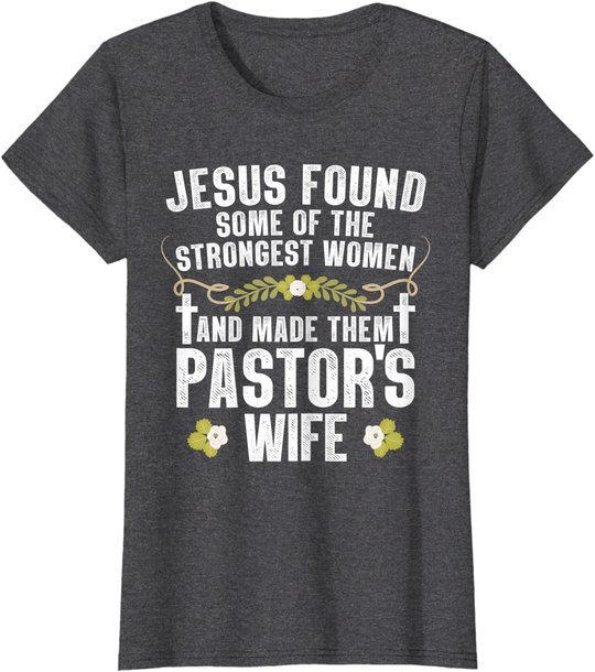 Cool Pastor Wife Art Women Girl Pastor Appreciation Preacher T-Shirt