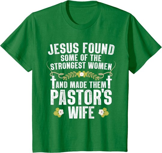 Cool Pastor Wife Art Women Girl Pastor Appreciation Preacher T-Shirt