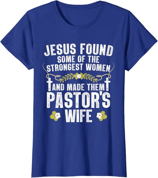 Cool Pastor Wife Art Women Girl Pastor Appreciation Preacher T-Shirt