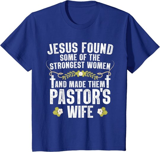 Cool Pastor Wife Art Women Girl Pastor Appreciation Preacher T-Shirt