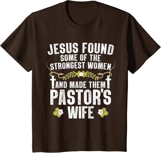 Cool Pastor Wife Art Women Girl Pastor Appreciation Preacher T-Shirt