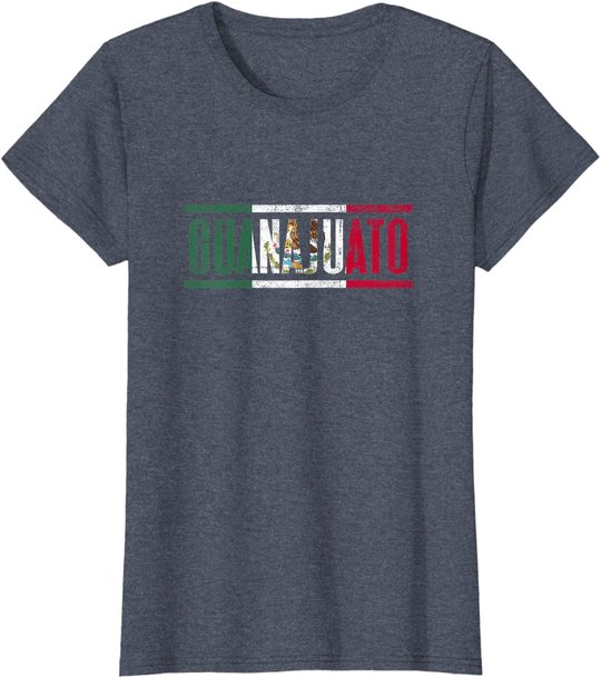 Guanajuato con la bandera de M??xico T-Shirt