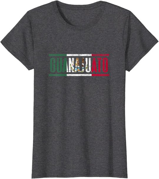 Guanajuato con la bandera de M??xico T-Shirt