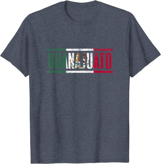 Guanajuato con la bandera de M??xico T-Shirt