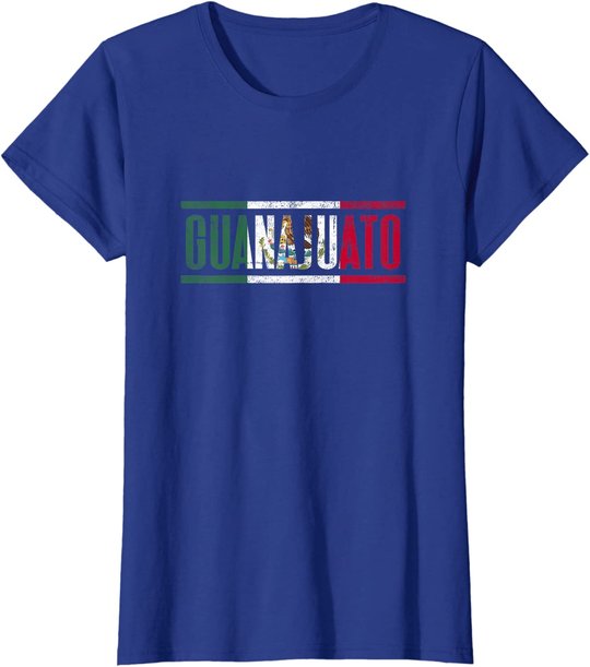 Guanajuato con la bandera de M??xico T-Shirt