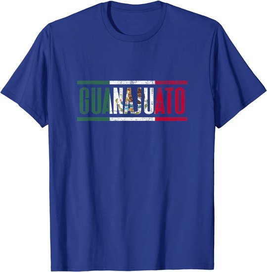 Guanajuato con la bandera de M??xico T-Shirt