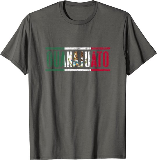 Guanajuato con la bandera de M??xico T-Shirt