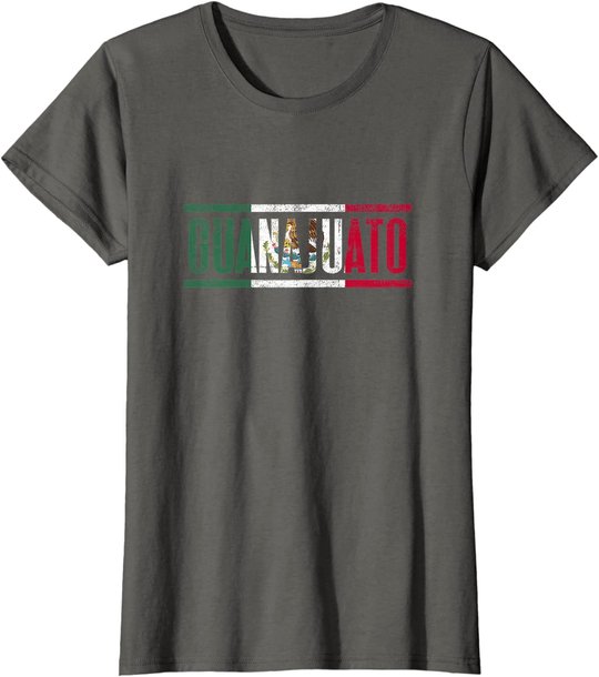 Guanajuato con la bandera de M??xico T-Shirt