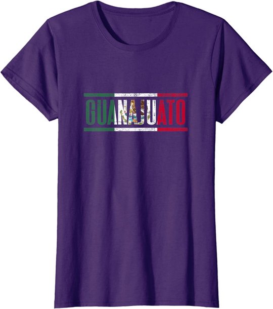 Guanajuato con la bandera de M??xico T-Shirt