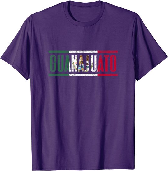 Guanajuato con la bandera de M??xico T-Shirt