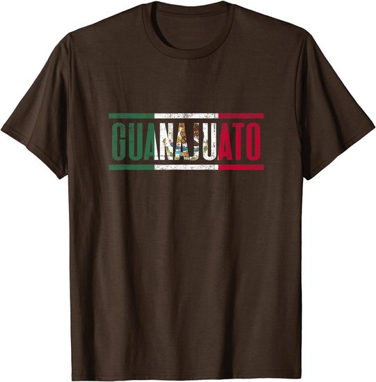 Guanajuato con la bandera de M??xico T-Shirt