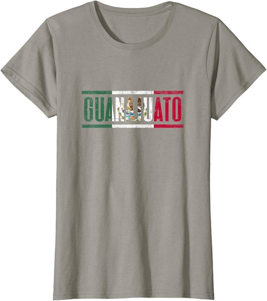 Guanajuato con la bandera de M??xico T-Shirt