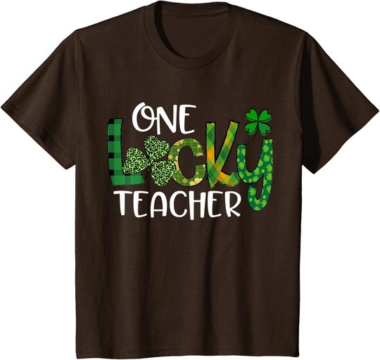 Shamrock One Lucky Teacher St. Patrick's Day School T-Shirt