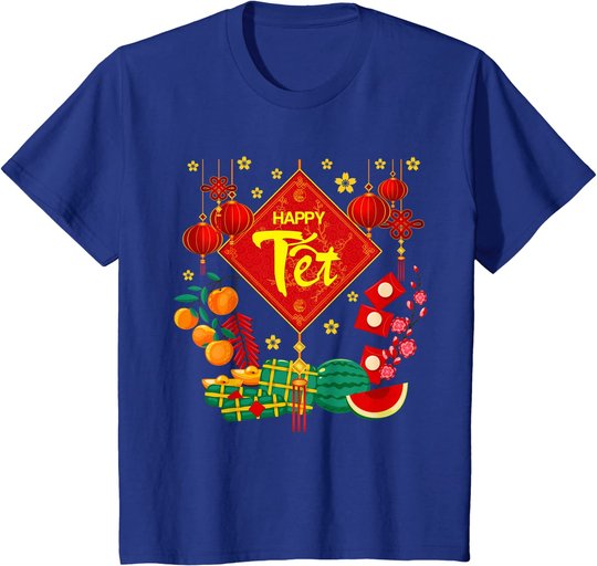 Tet Vietnamese Lunar New Year Calendar 2022 Happy New Year T-Shirt