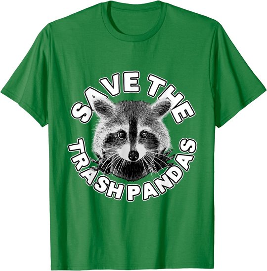 Save The Trash Pandas Raccoon Shirt - Raccoon Animal T-shirt