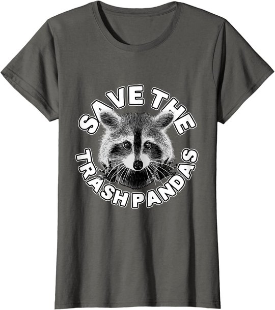 Save The Trash Pandas Raccoon Shirt - Raccoon Animal T-shirt