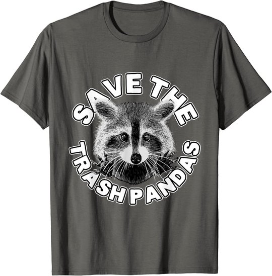 Save The Trash Pandas Raccoon Shirt - Raccoon Animal T-shirt