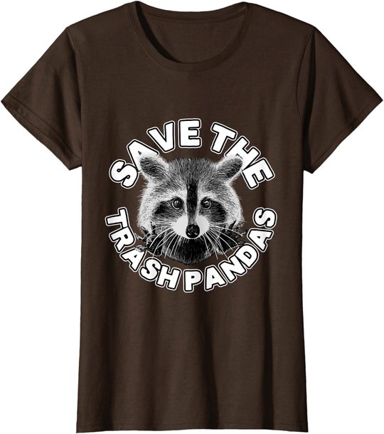 Save The Trash Pandas Raccoon Shirt - Raccoon Animal T-shirt