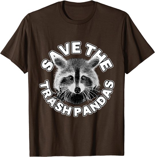 Save The Trash Pandas Raccoon Shirt - Raccoon Animal T-shirt