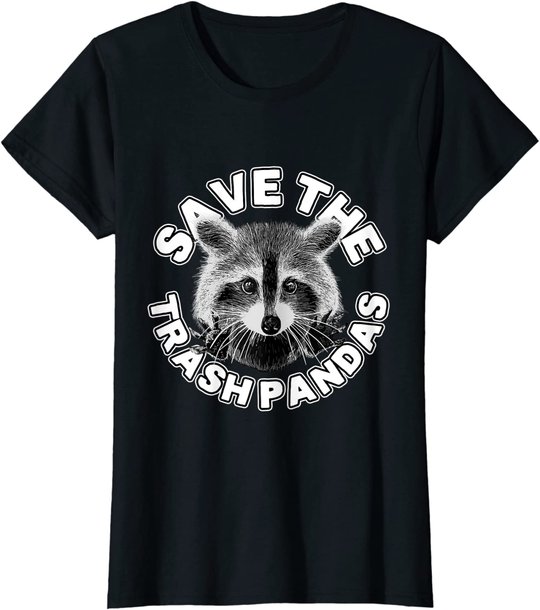 Save The Trash Pandas Raccoon Shirt - Raccoon Animal T-shirt