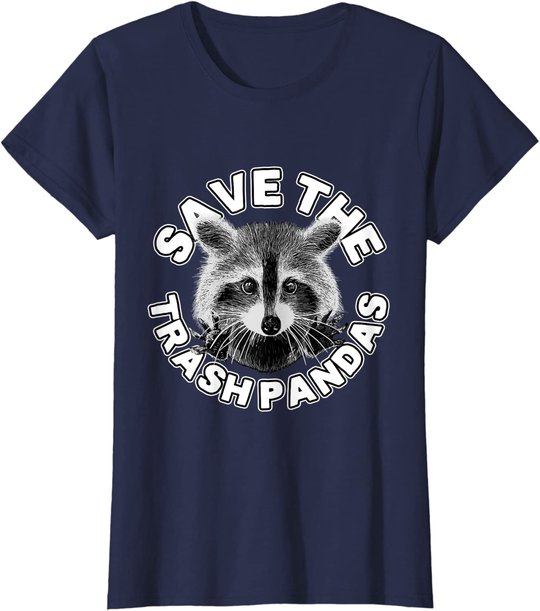 Save The Trash Pandas Raccoon Shirt - Raccoon Animal T-shirt