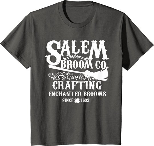 Halloween Shirt Witch Womens Salem Broom Company T-Shirt