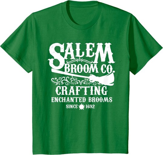 Halloween Shirt Witch Womens Salem Broom Company T-Shirt
