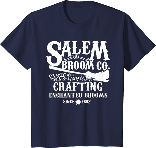 Halloween Shirt Witch Womens Salem Broom Company T-Shirt