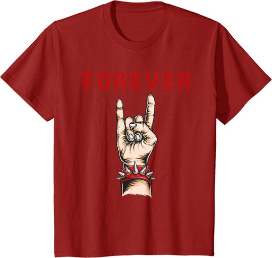 Forever Rock And Roll And Heavy Rock T-Shirt