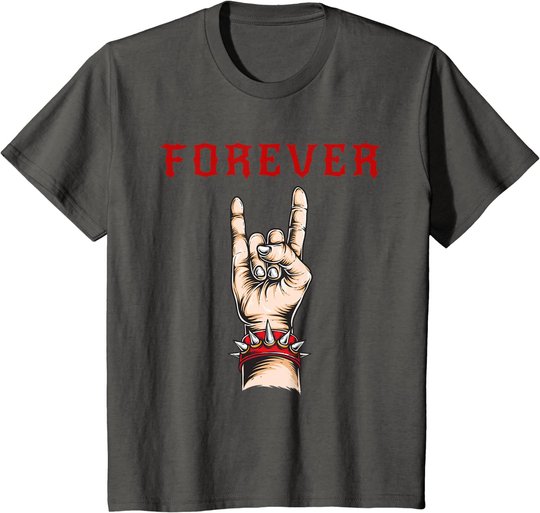 Forever Rock And Roll And Heavy Rock T-Shirt