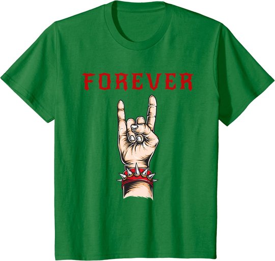 Forever Rock And Roll And Heavy Rock T-Shirt
