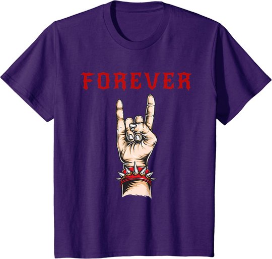 Forever Rock And Roll And Heavy Rock T-Shirt