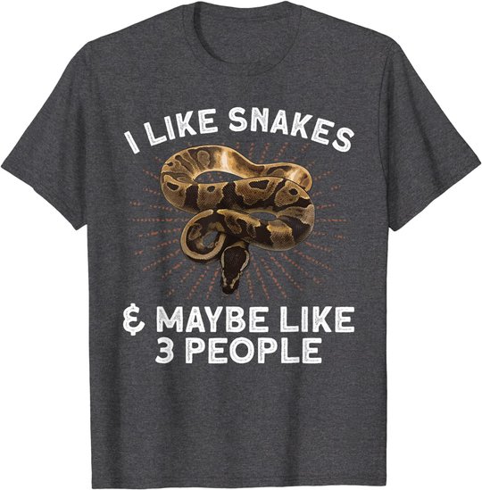 Funny Snake Design For Men Women Toddler Reptile Snake Lover T-Shirt
