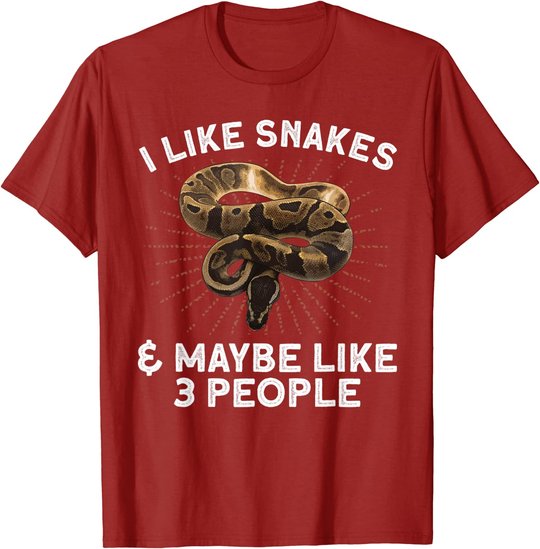 Funny Snake Design For Men Women Toddler Reptile Snake Lover T-Shirt